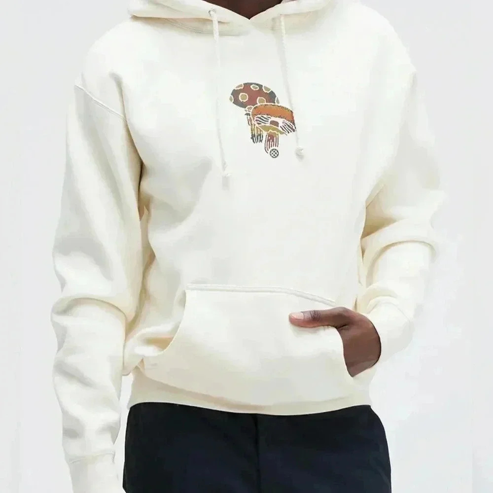 Stance | Interconnected Mushrooms Hoodie | Bone Colored | XXL
